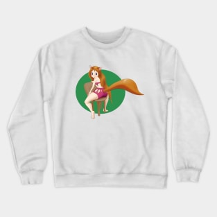 Its Emy, the cute squirrel girl. Crewneck Sweatshirt